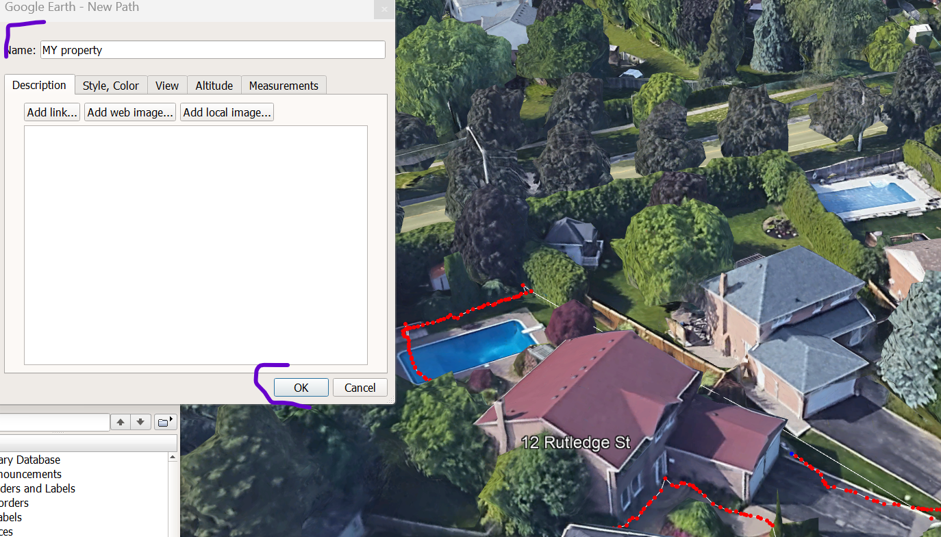 create kml file with google map pro