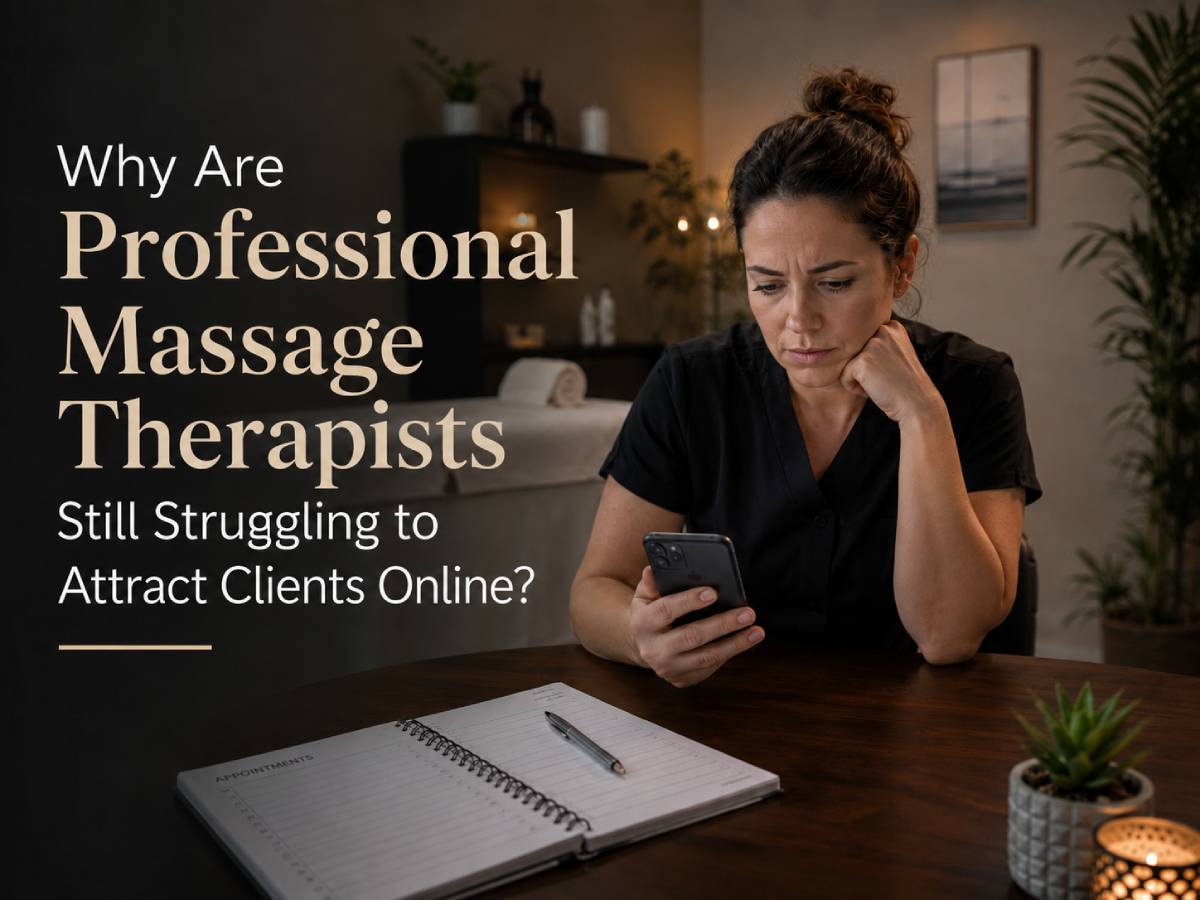 Why Are Professional Massage Therapists Still Struggling to Attract Clients Online?