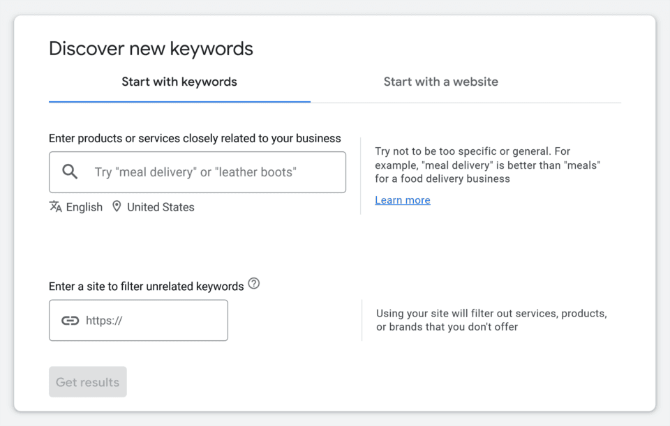 Google-Keyword-Planner