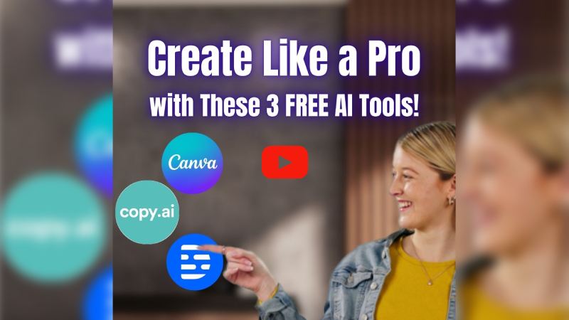 3 FREE AI Tools That Will CHANGE Your Content Creation!