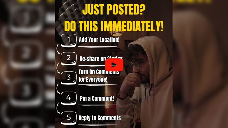 🚀 Just Posted? DO THIS NOW!