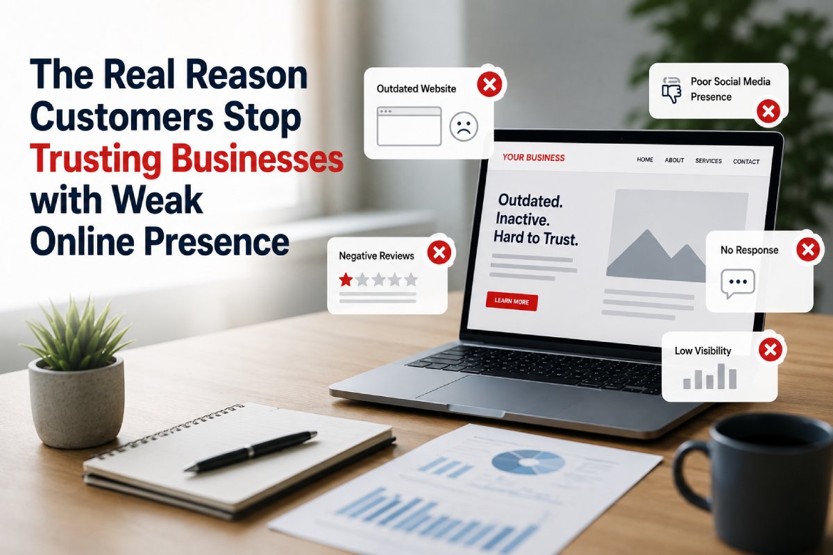 The Real Reason Customers Stop Trusting Businesses with Weak Online Presence